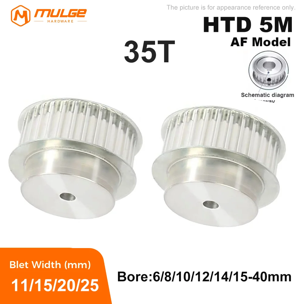 

BF Type HTD5M 35Teeth Timing Pulley Bore 5/6/8/10mm-25mm Belt Width10/15/20/25mm HTD 5M belt pulley 35T