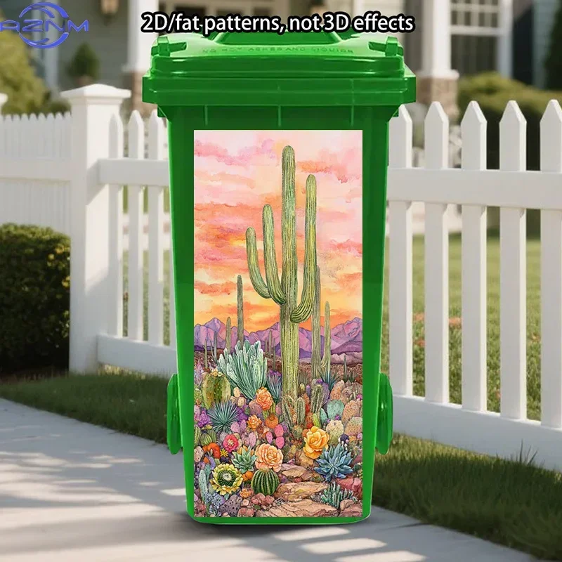 1. 1. Household Storage Dustbin 2D Printed Art Decal Stylish Ornament for Bin Renovation - Aliexpress Deal