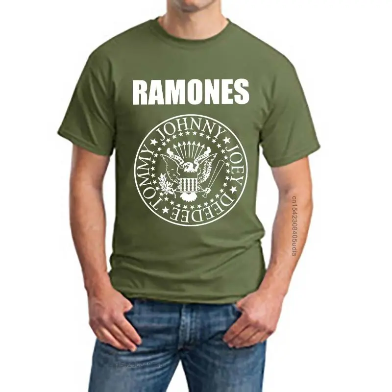 Fight Women Fight Ramon Seal Print T-shirt Punk Rock Fight Forest Hills Album Unisex Summer Cotton Casual Short-sleeved T-shirt