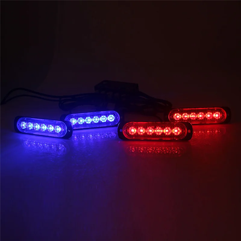 Car Wireless Remote Control 12V One Tow Four in the Network Flashing Lights 24LED High-Power Emergency Lights