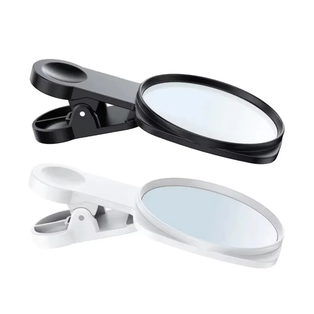 HD Lens Phone Rear Camera Selfie Mirror Portable Clip-on Anti Peeping Mirror Blind Spot Free with Storage Case
