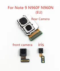 1 pz indietro grande fotocamera posteriore principale modulo fotocamera anteriore cavo flessibile per Samsung Galaxy Note 9 Note9 N960F N960FD N960N sostituire la parte