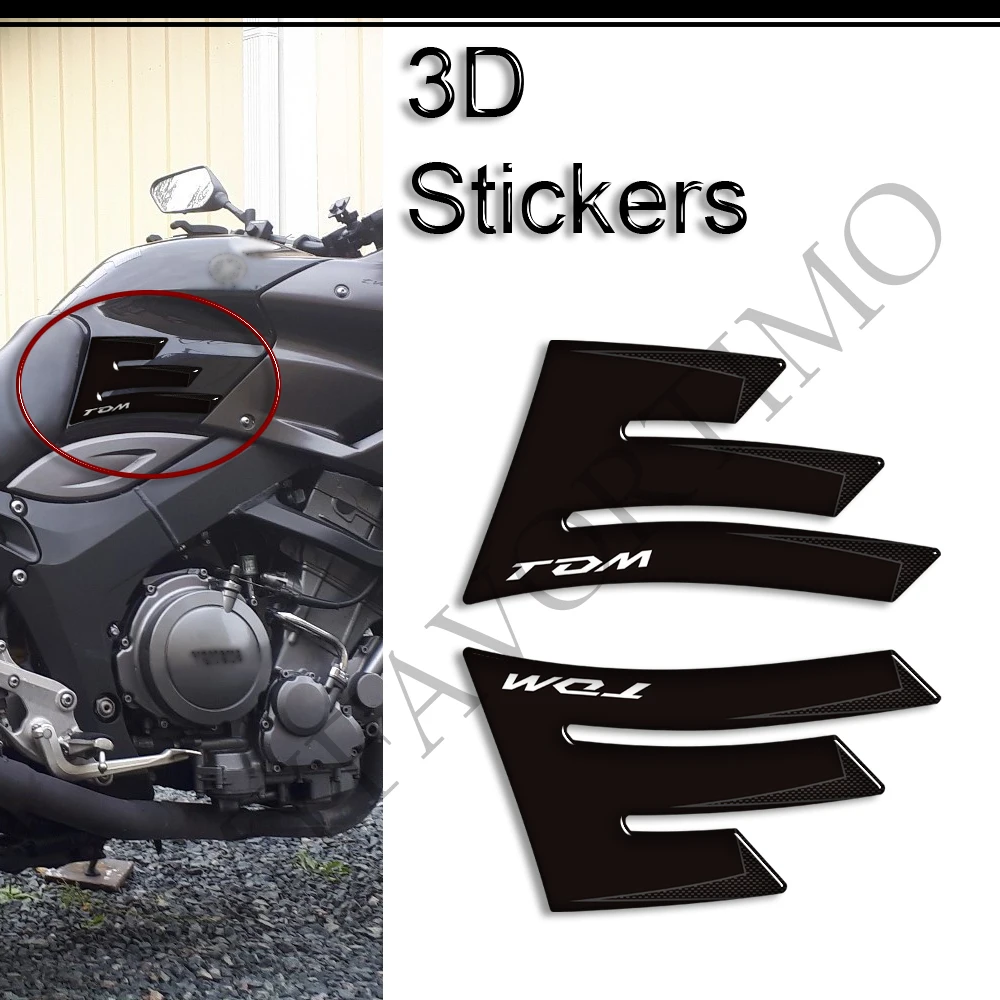 New Motorcycle For Yamaha TDM 900 TDM900 Protector Protection Gas Fuel Oil Kit Knee Scratch Side Grips Tank Pad