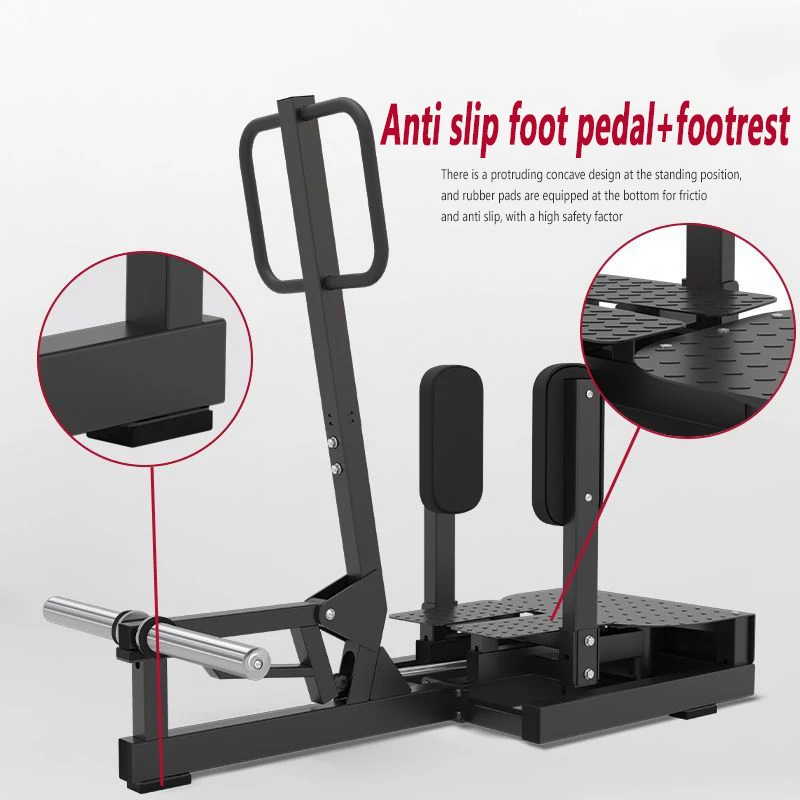 Gym Hüfte und Bein Trainer Hack Squat Hüfte Brücke Maschine Nashorn Squat Stand Hüfte Entführung Fitness Gestaltung Ausrüstung