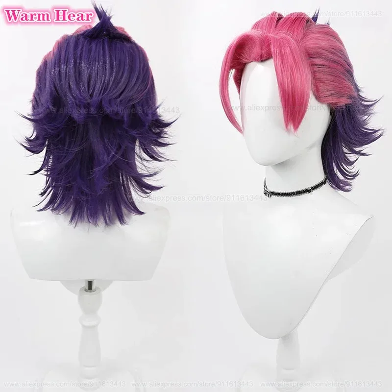 Игра LOL Arcane Vi Briar Ezreal Jinx Ekko Yone Alune Sett Jayce Виктор Шиeda Kayn Aphelios Star Guardian Akali Косплей Парики