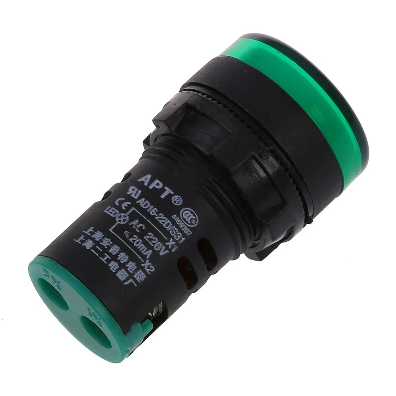 

4 Pcs Accessories: 3Pcs Red, Yellow-Green Light Lamp 22 Mm & 1 Pcs LA38-11/203 Push Button Momentary Power Press Switch-ABIU