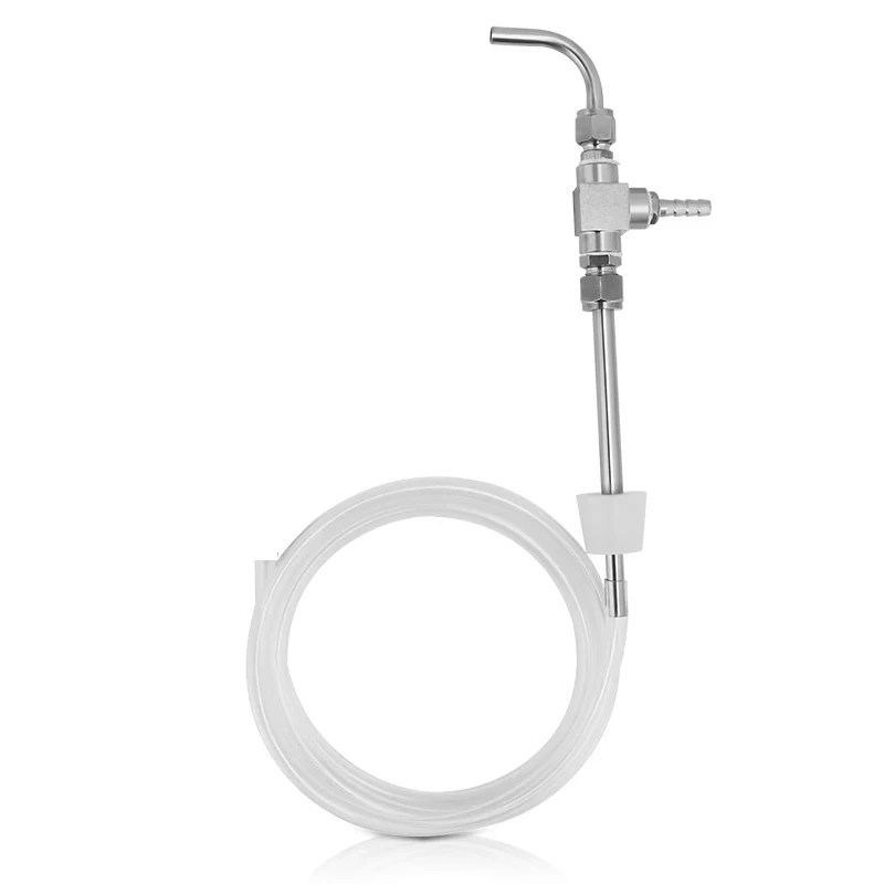 Newest Pressure Beer Transfer Kit,Closed Loop Transfer System,Carboy To Corny Keg Transfering Pole For Beer Wine