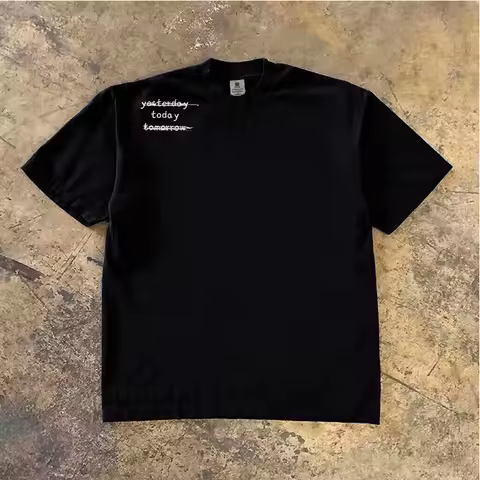 Camiseta de Algodón de Verano para Hombre y Mujer, Diseño de Lujo, Estampado Gráfico, Cuello Redondo, Informal, Unisex, para Parejas, Holgada.