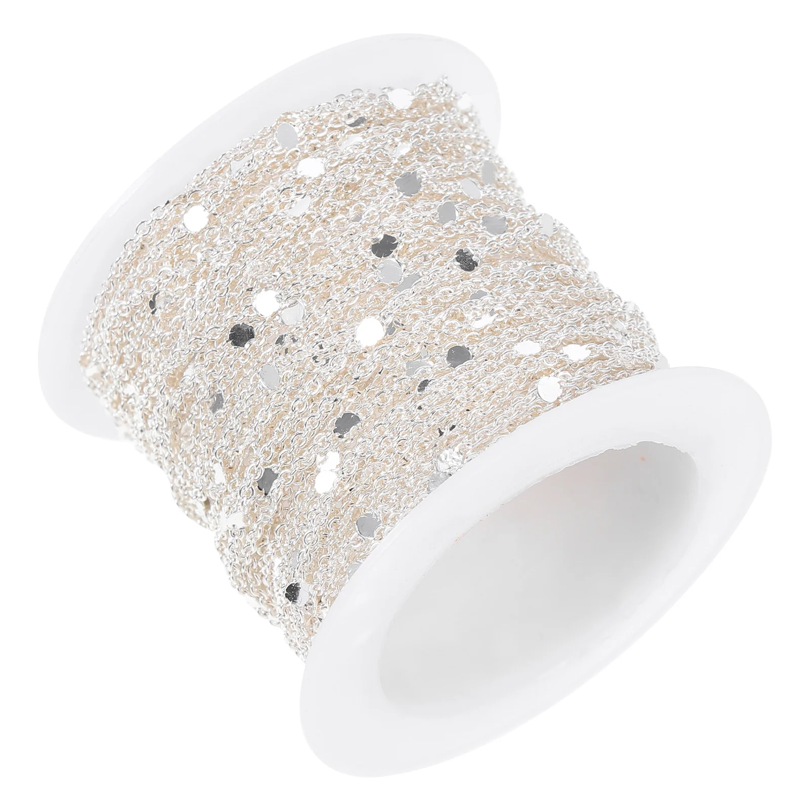 1 لفة ربط لصنع المجوهرات Diy بها بنفسك كابل سلسلة الروابط مادة النحاس عالية الجودة دائم السلس إنهاء النساء Diy بها بنفسك سلسلة الإمدادات