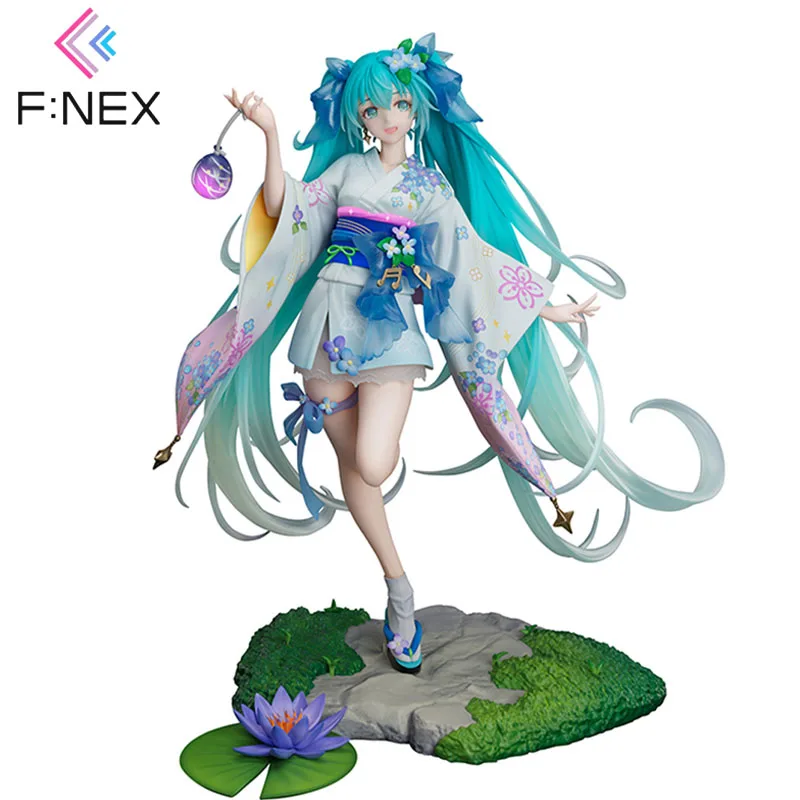 

Genuine Original F:NEX Hatsune Miku Summer Fireworks ver. 1/7 Scale Anime Action Figure PVC 25CM Model Collectible Toys Gifts