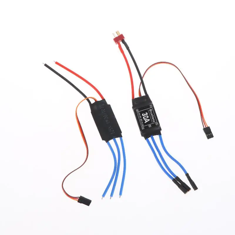 Contrôleur de vitesse électronique sans balais 30A, avec moteur sans balais 5V 3A UBEC XT60 ESC pour hélicoptère RC FPV, Mini Drone quadrirotor