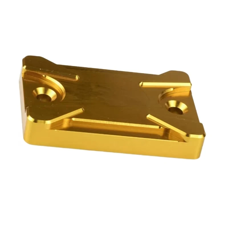 Anode oxygen cost-effective aluminum alloy precision CNC machined double-hole mounting plate