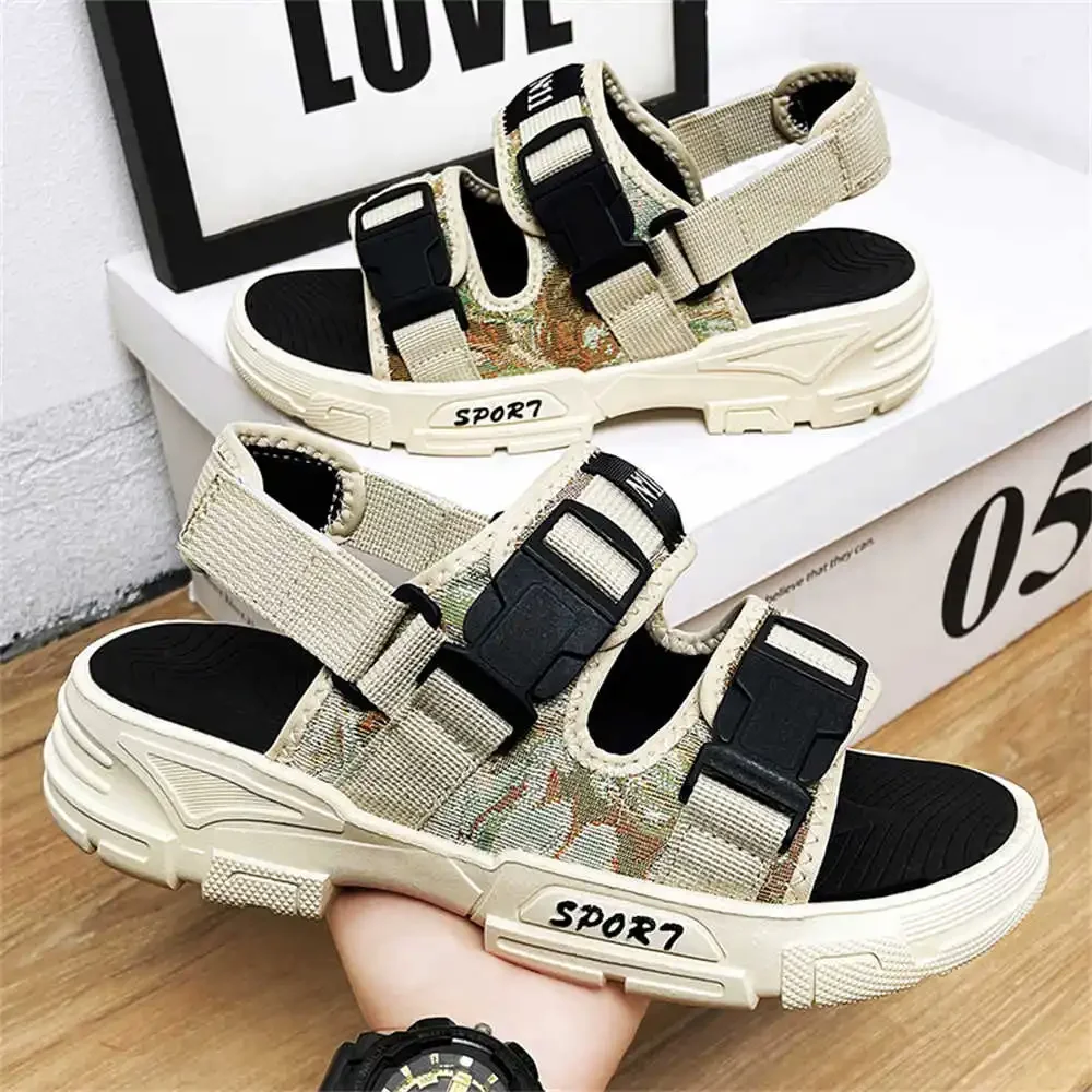 39-40 Buckle Sandal Due To Black Men Outdoor Shoes Original Men's Slide Slipper Sneakers Sport Cheapest Wide Foot Practice