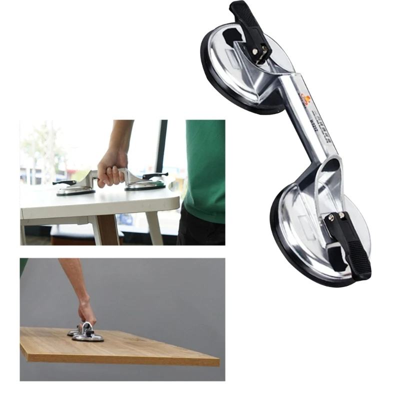Extractor de vidrio de aluminio, elevador de azulejos, ventosa para suelo, fijador de suelo para elevación, envío directo
