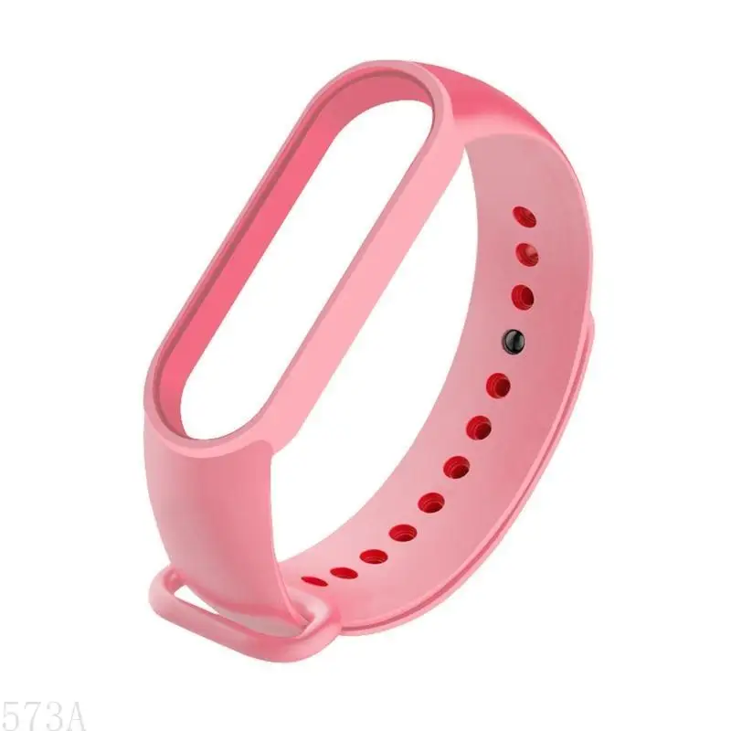 573A Band voor MI Band 6 Zweetvrije polsbandband Loop TPU Siliconenarmband