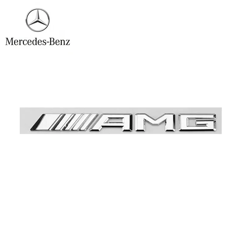 3D ABS Car Rear Trunk Badge Decal Letters Sticker For Mercedes Benz AMG A B C E G CLA C63 C63S E53 GT SLK W176 W205 W177 C260L