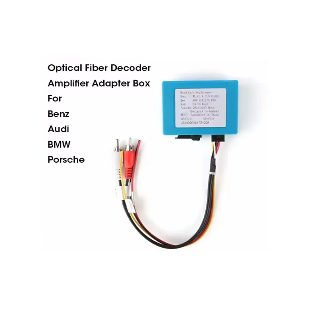

Optical Fiber Decoder Most Box For Mercedes Benz ML/GL/R/S/CL/E/SL/C/CLK Series W203 For Porsche Cayenne