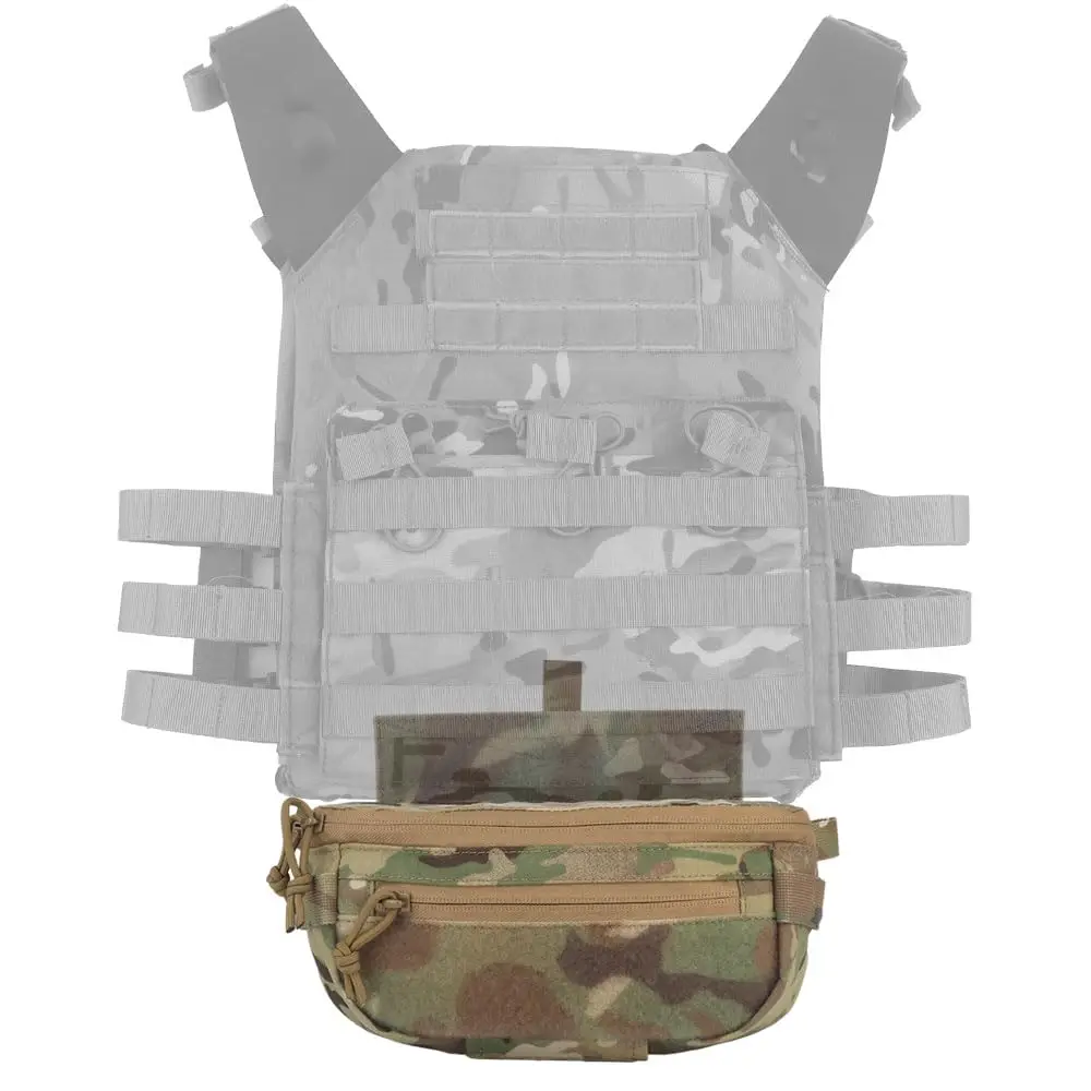 

Tactical Dangler Drop Pouch Dual-Purpose Sub Abdominal Pouchwith Tourniquet Holder Hunting Vest Chest Rig Carrying Kit Bag