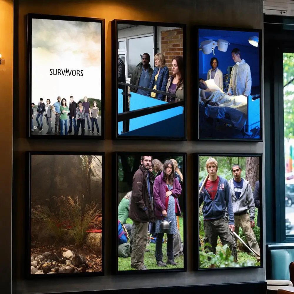 tv series S-Survivors-S Poster Decorative Wall Art Sticker for Cafe Office Bedroom and Living Room