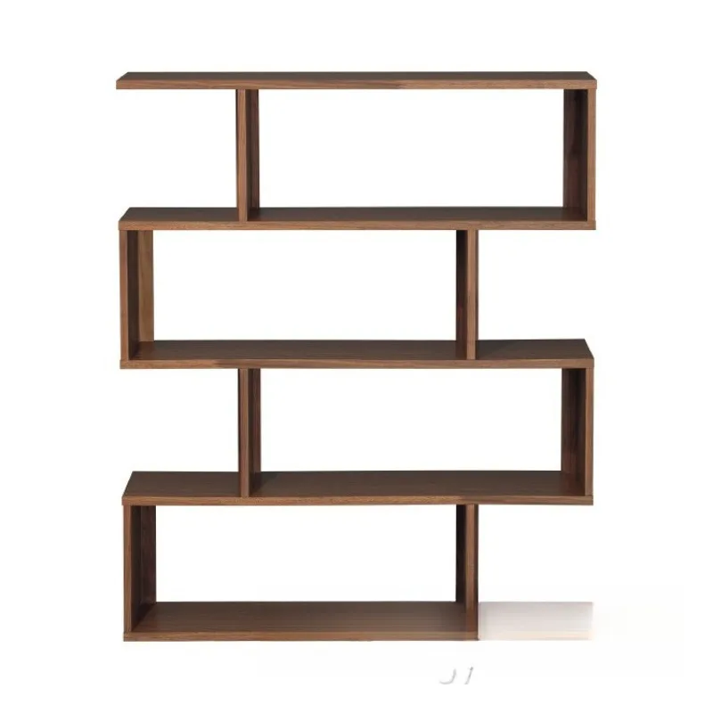 

Simple creative bookcase bookshelf Small apartment multi-layer storage shelf Office storage shelf Simple display cabinet combina