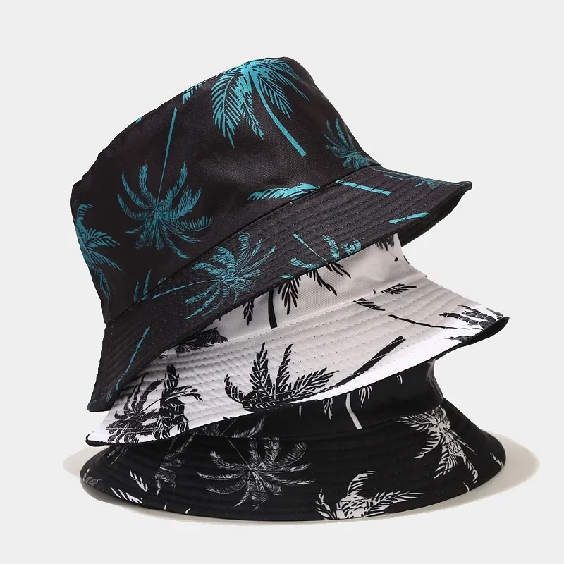 Frühling/Sommer Sonnenschutz-Hut Bob Damen Mode Bedruckter Fischerhut Unisex Anglerhut Herren Freizeit-Bucket-Hat Outdoor Casual Kappe