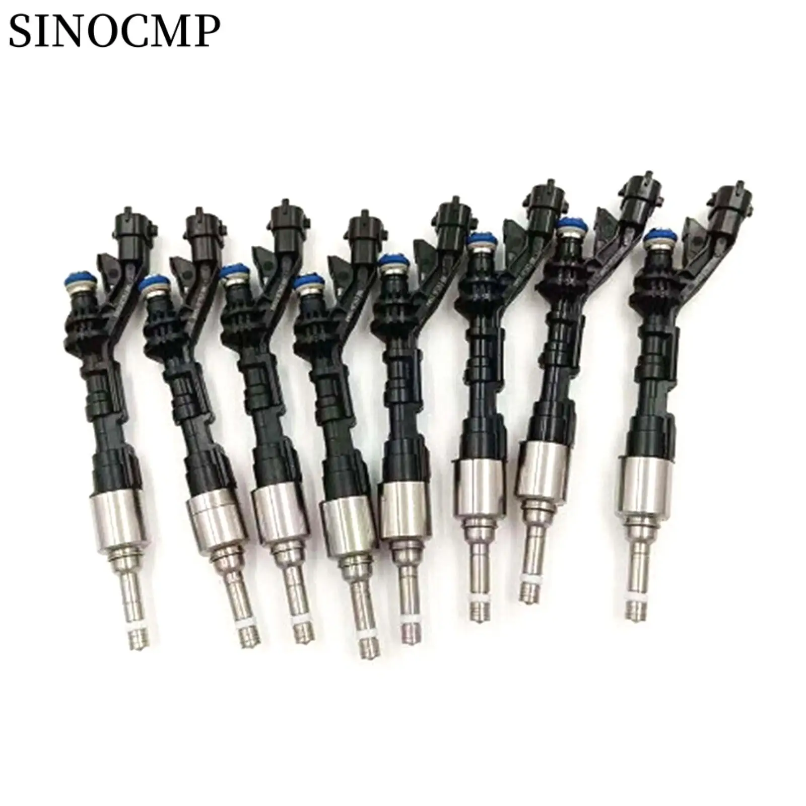 

8 шт. топливные форсунки 0261500105 0261500298 C2D45732 C2D55183 для Jaguar 2010-2018 F-Type XF XFR XFR-S XJ XKR-S Range Rover Sport