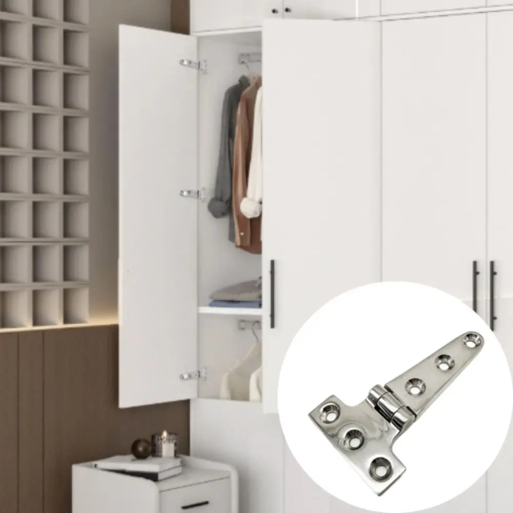 

316 Stainless Steel Marine Grade T Hinges Heavy Duty No Noise Boat Hinges Easy Mounting With Screws Heavy Duty Hinges