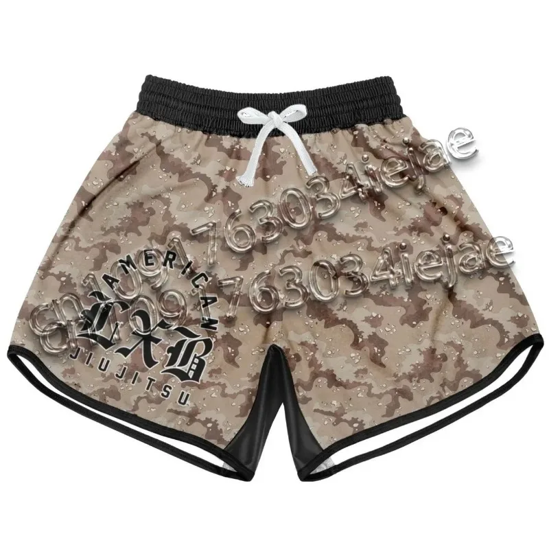 Unisex Level Black Camo Oversized Casual Shorts Quick Drying Gym Shorts ADCC Rash Guard Jersey for Men And Children