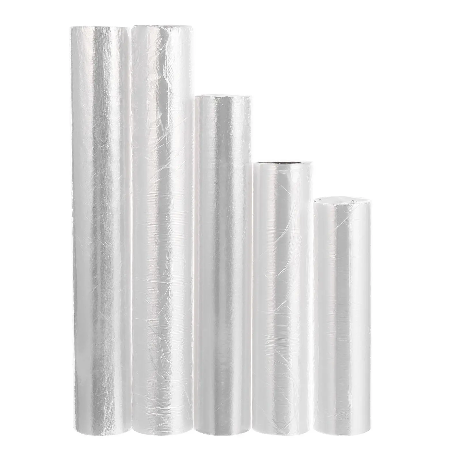 

5 Rolls Food Grade Fresh-Keeping Bag Set Eco-Friendly Storage For Fruits Vegetables Bread Household Use Disposable Packaging