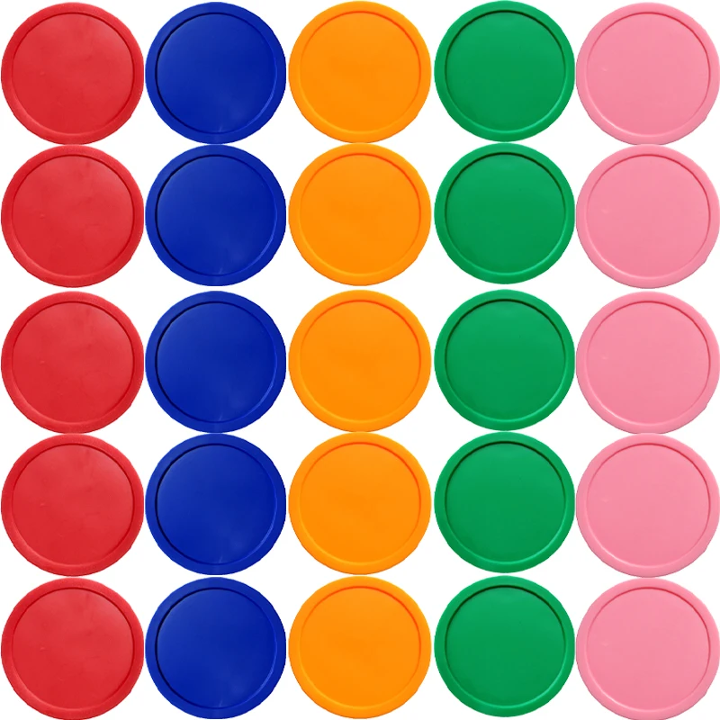 82mm 10pcs/set Air Table Hockey Discs Accessories Ice Hockey Pucks Piece Plastic Air Suspension Entertainment set Sports Tools