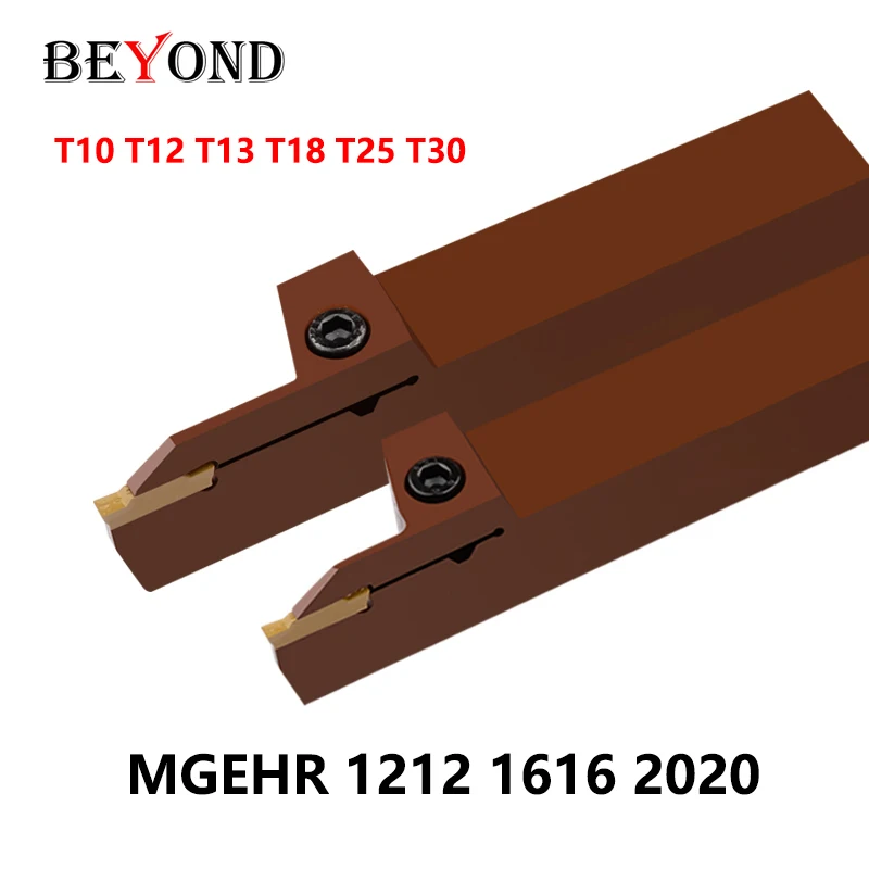 BEYOND MGEHR1212-1.5 MGEHR2020-2 MGEHR2020-3 MGEHR1616-4 Spring Steel CNC Tool Bar Cutter Shank MGEHR 1212 1616 2020