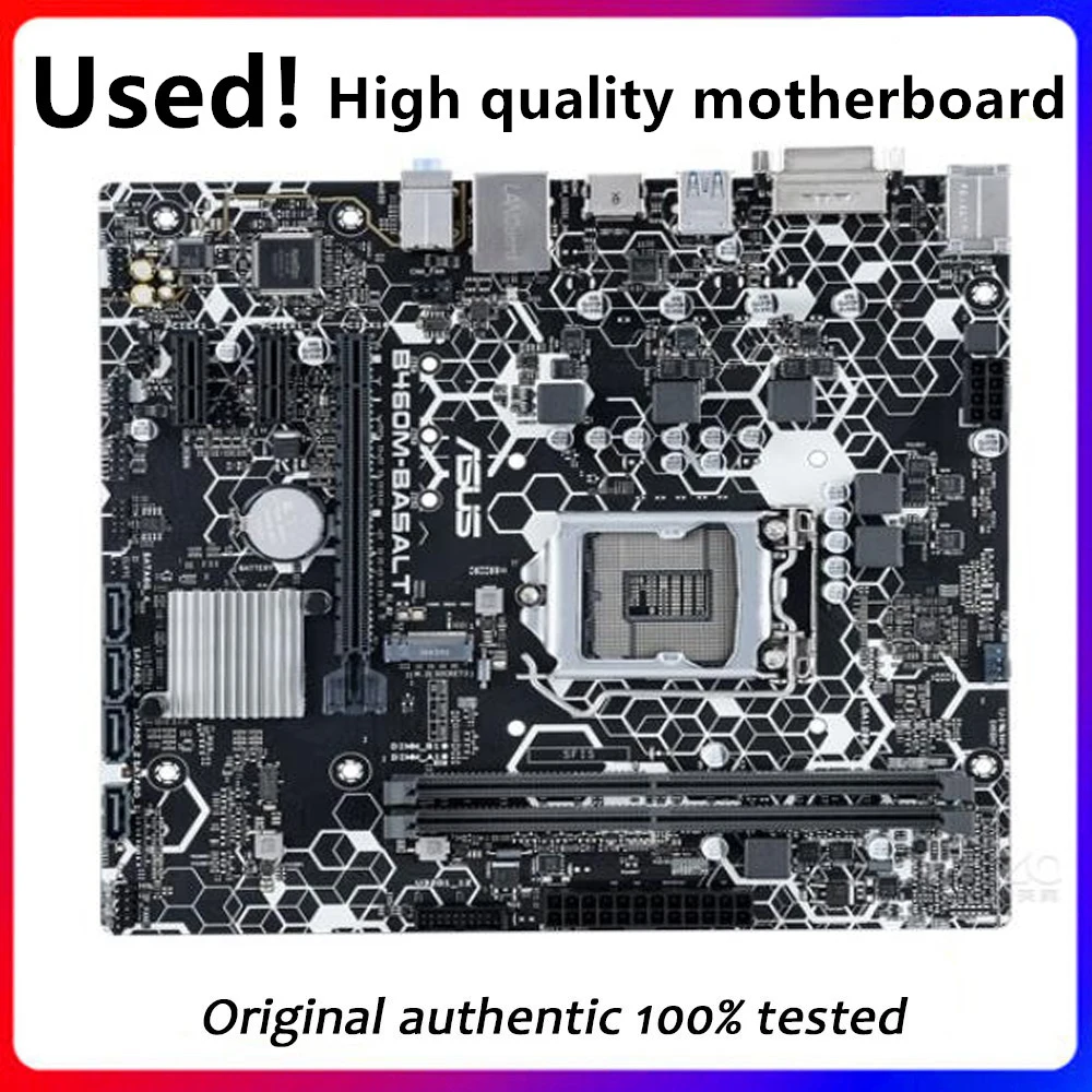 Used For Asus B460M-BASALT motherboard Original Desktop B460 B460M Motherboard LGA 1200  i7/i5/i3 USB3.0 M.2