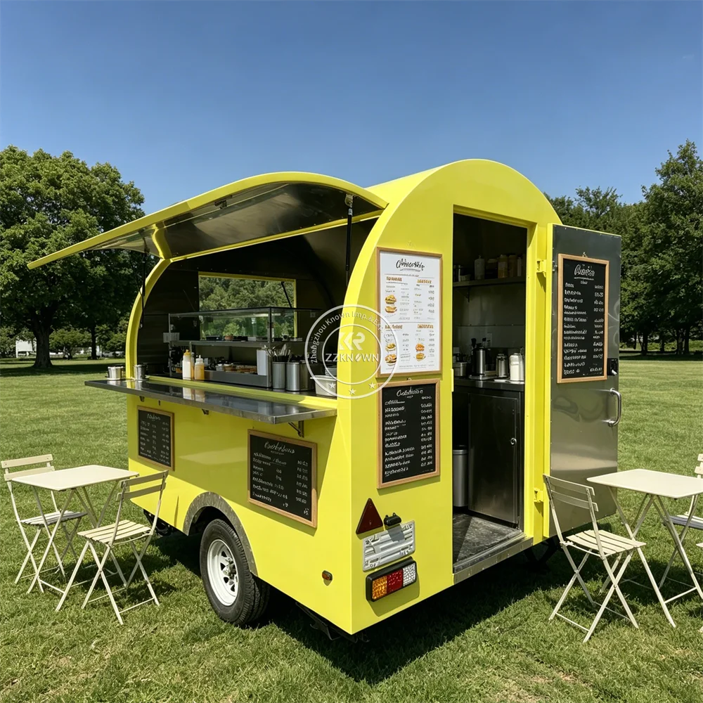 Custom Catering Truck BBQ Sandwich Juice Hot Dog Fast Food Truck Mobile Concession Food Trailer Fully Equipped