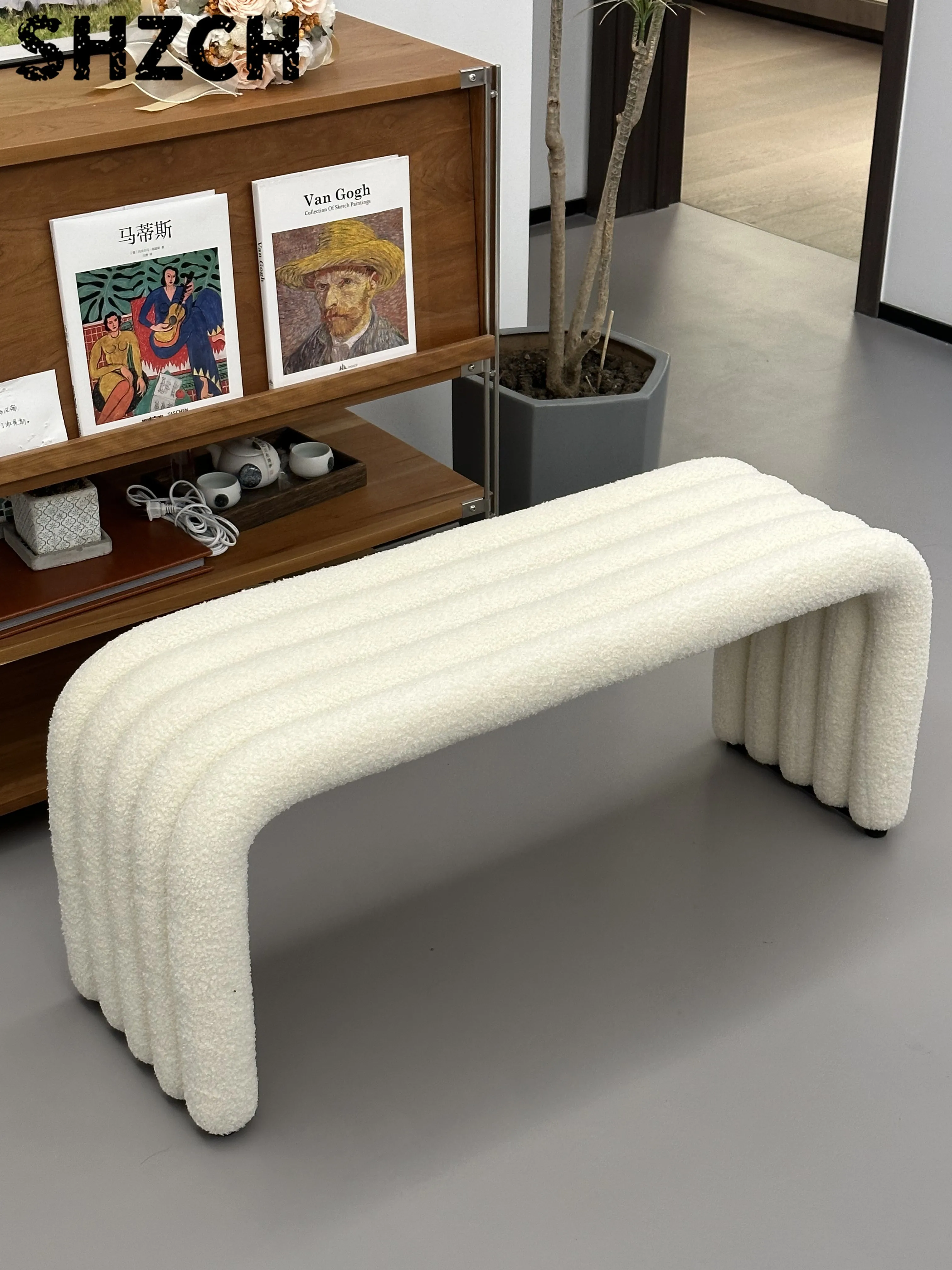 Nordic Shoe Changing Stool Doorstep Bench Simple Living Room Sofa Stool Entering Home Shoe Changing Stool Entering Door Sitting