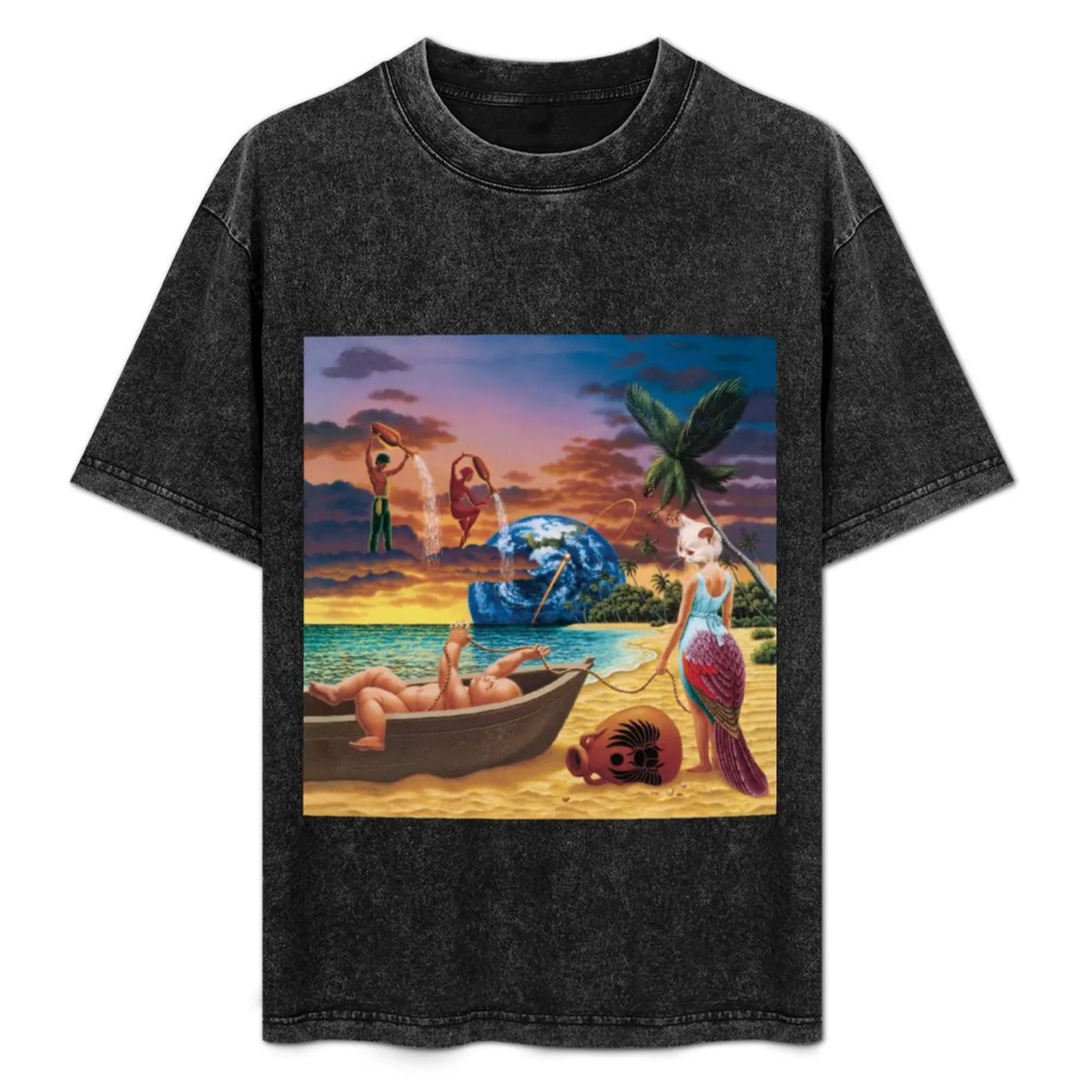 

Journey trial by fire T-Shirt Plus Size Loose Short Sleeve Top