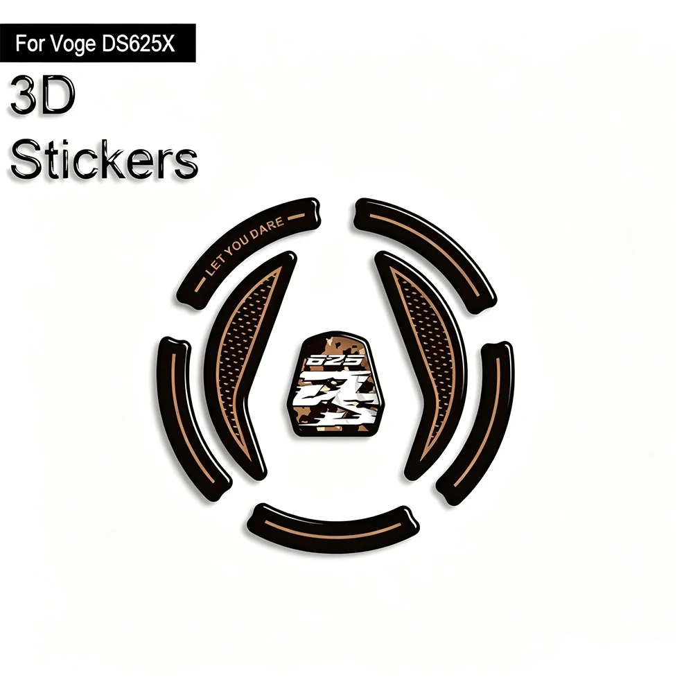 For VOGE DS625X 625 DSX DS625 X DS 625X 2025 Adventure Tank Pad Protective Stickers Hand Guards Sticker Kit NEW