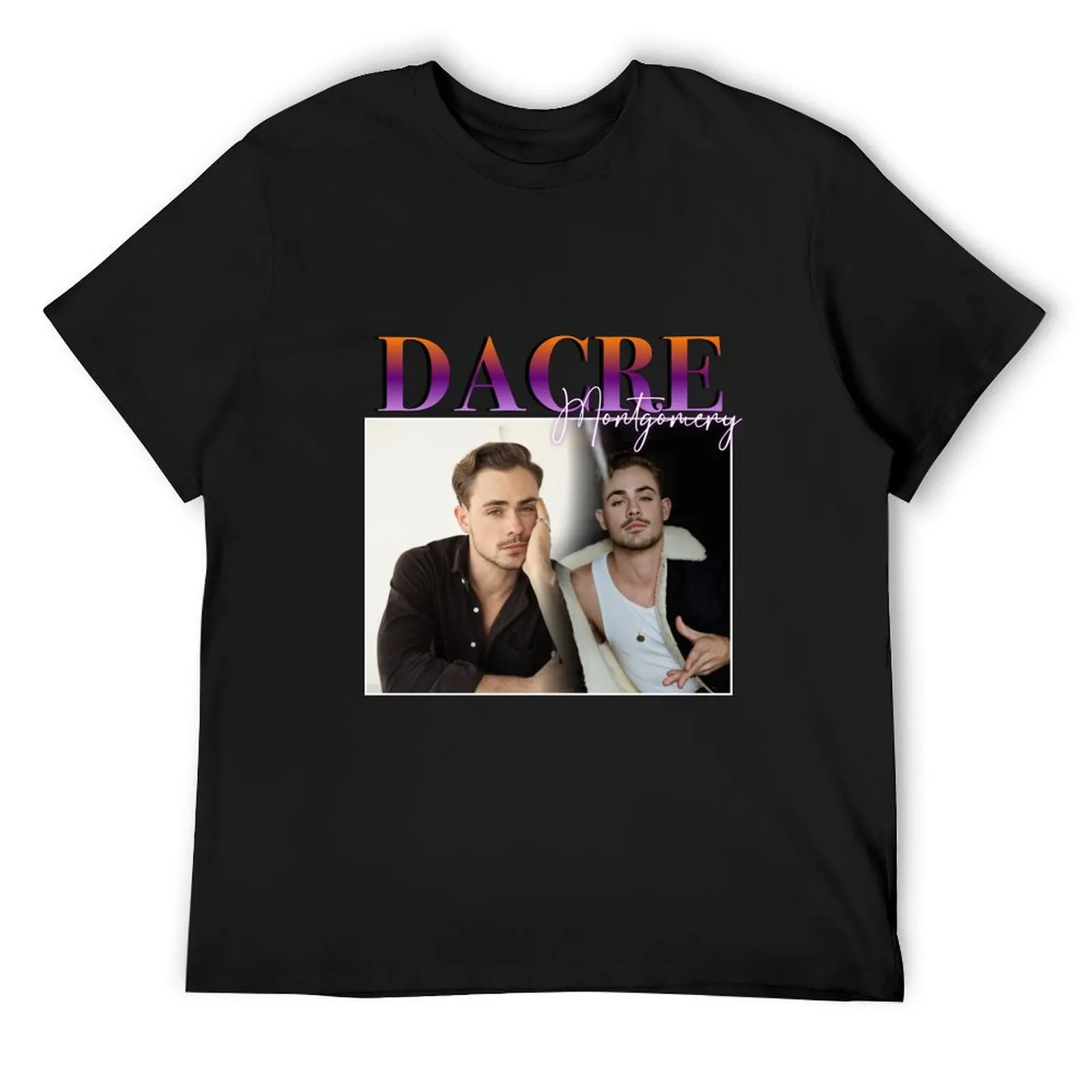 Dacre Montgomery 90s Retro Poster Design T-Shirt shirts graphic tee shirts graphic big and tall t shirts for men