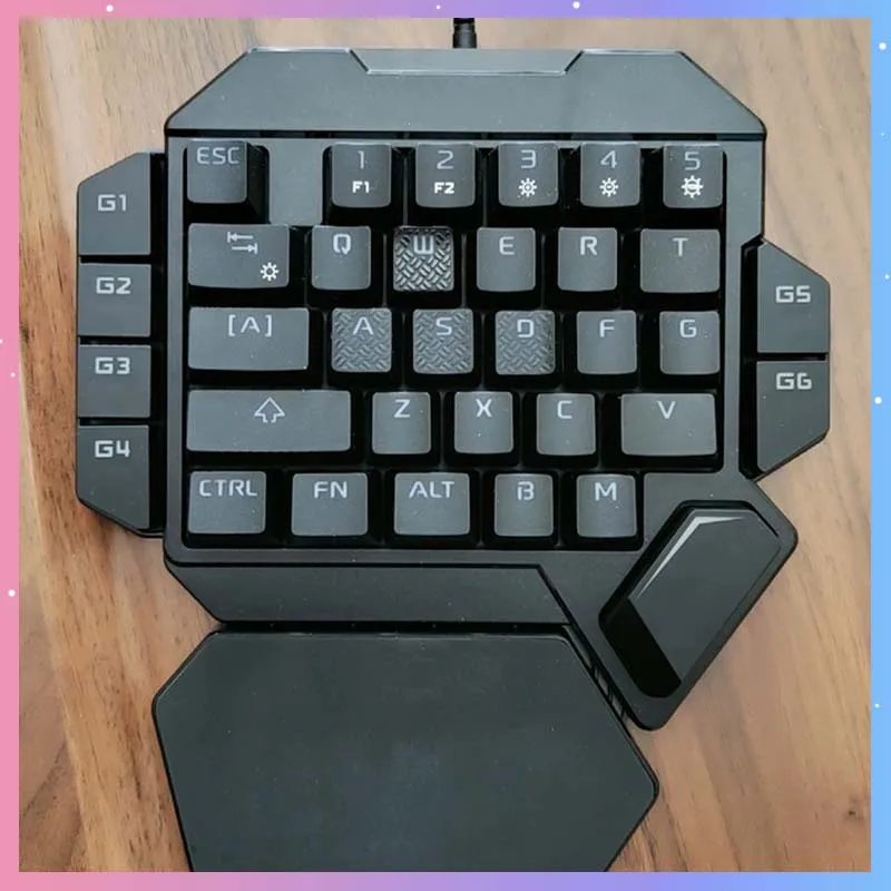 

K50-X One-Hand Gaming Mechanical Keyboard RGB Backlit Macro Keys Left Hand Portable For PC Laptop Esports Wired Keyboard Gift