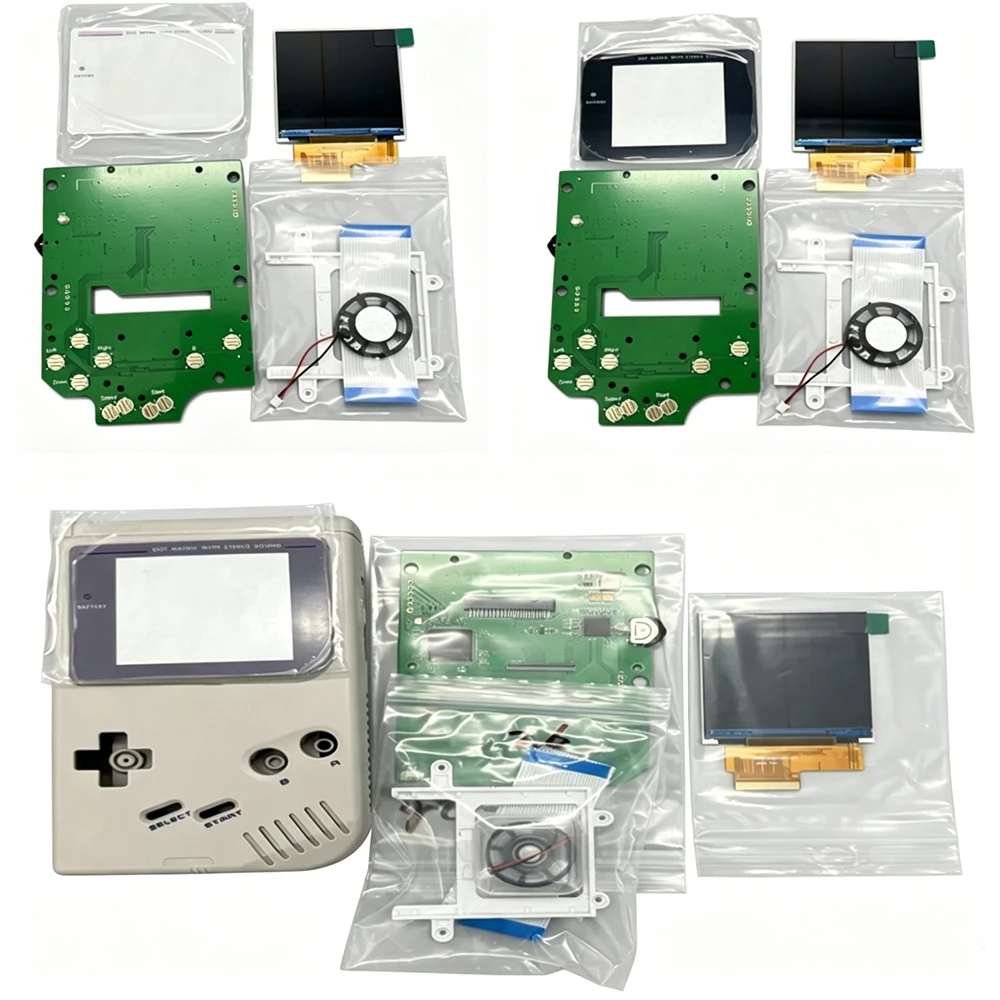 Écran LCD IPS haute luminosité de 2,6 pouces + nouveau boîtier pour GameBoy DMG GB, installation facile Plug and Play, écran de remplacement
