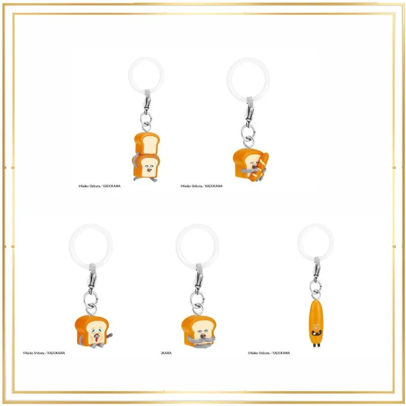 

Bandai Genuine Bread Boy Gashapon Cartoon Pendant Decoration Collectible Model Toys Children Birthday Gift