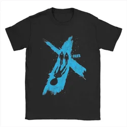 The X Files Men's T Shirt Awesome Tees Short Sleeve O Neck T-Shirts Pure Cotton New Arrival Clothes