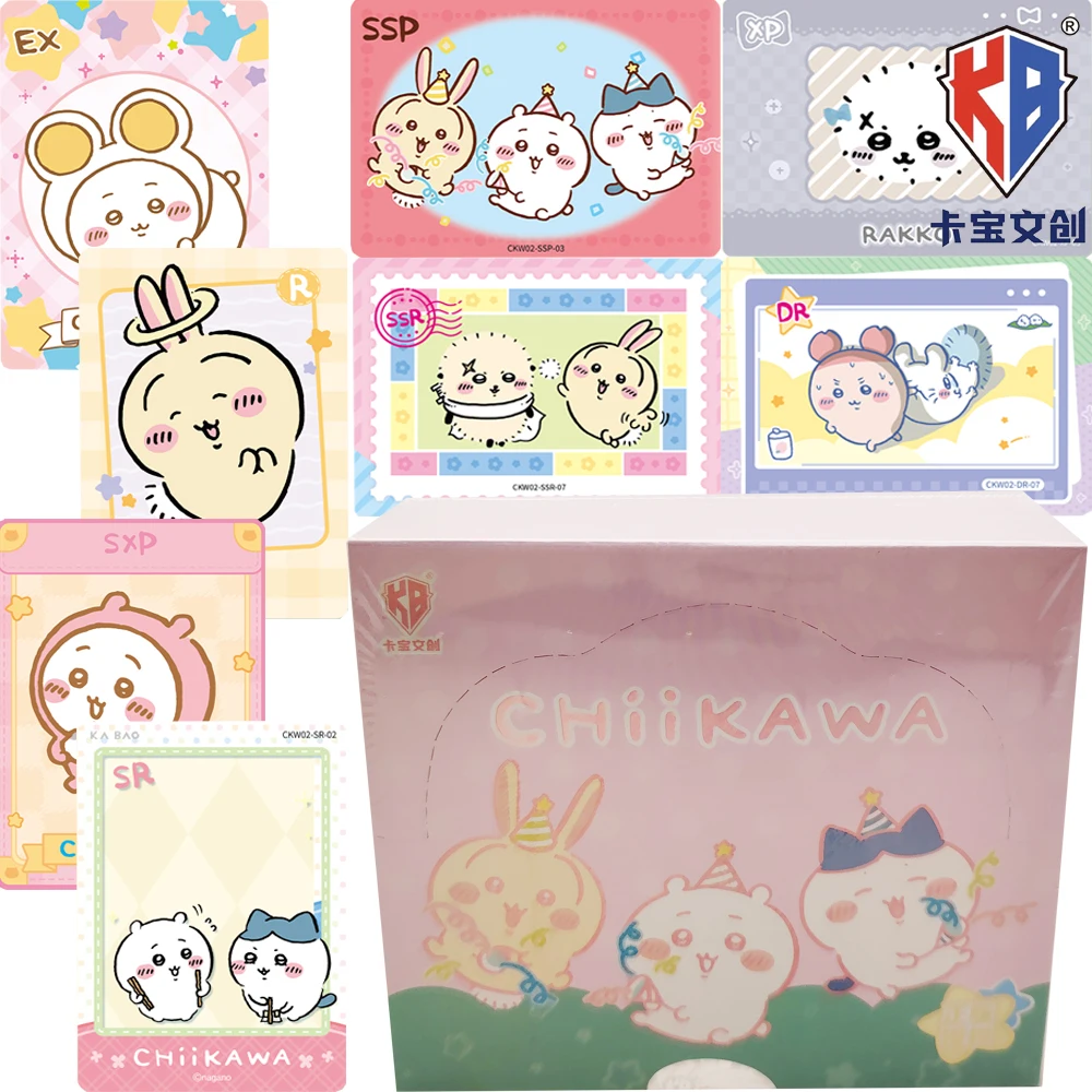 Original Kabao Anime Comic Peripheral Collection Cards Booster Box Lovely Cosplay Theme Character Fun Hobby Cards Holiday Gifts