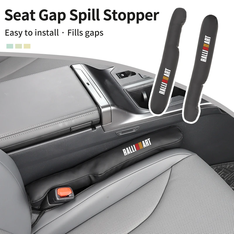 Car Seat Gap Filler Strip Side Seam Leak Plug Storage Box Accessories For Mitsubishi Delica Outlander Pajero Sport Lancer EX ASX 5
