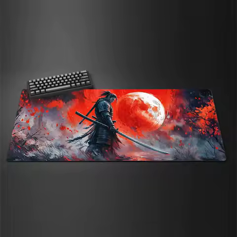 Japanese Samurai Mouse Pad Large Gaming Accessories Mousepad Gamer Desk Mat Office Mats Keyboard Xxl Mause Carpet 900x400 Speed