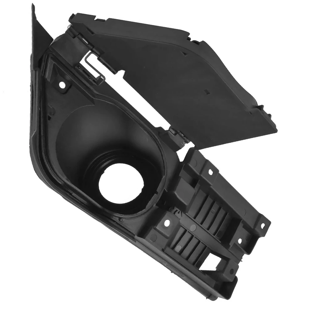 Matte Black Fuel Door Housing and Hinge Kit for Ford Transit-150 250 350 Gasoline 2015 2016 2017 2018 2019 2020 2021 2022 2023