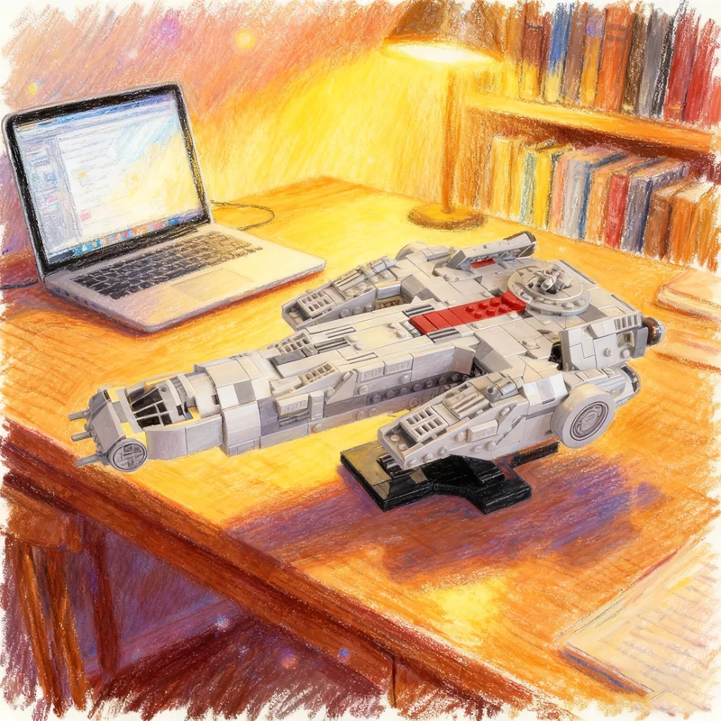 

711 шт. MOC Hondo Ohnaka S Katooni Midi Scale Star Battle Модель Строительные блоки Конструкция Рождественский подарок Игрушки Образовательный кирпич