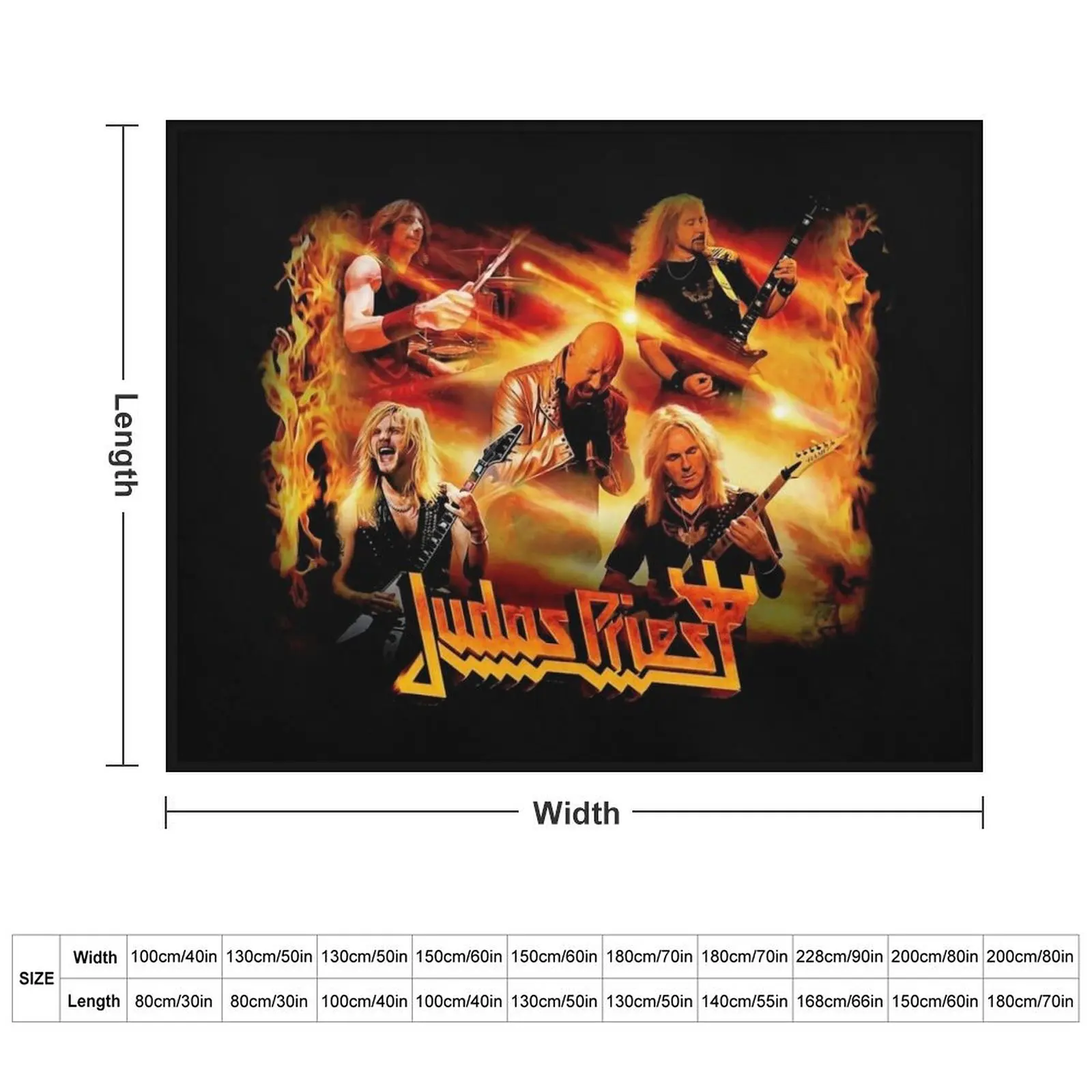 HFGRJH--- JUDAS PRIEST --- METALCORE Throw Blanket Soft Plaid Blankets For Bed bed plaid blankets ands Blankets