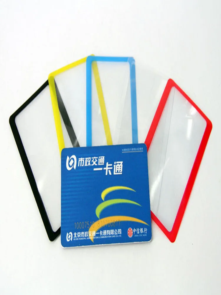 Functional Colorful 3X Name Card Design Monocle Magnifier reading glass magnifying glass DIY Sewing Needlework