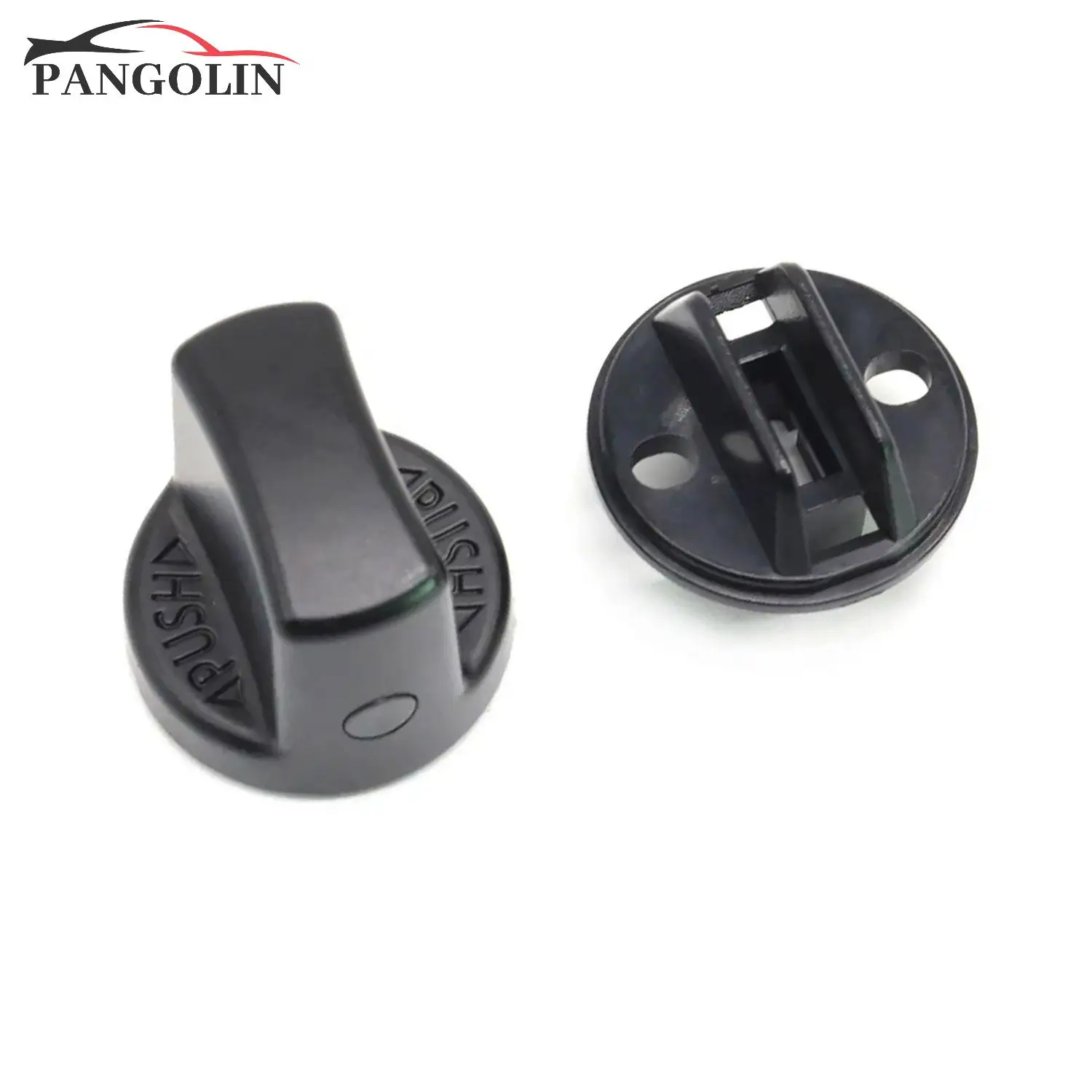 2pcs Ignition Key Knob Push Turn Switch w/ Base Mount for Mazda Speed CX-7 CX-9 Front Side 4408A031 4408A167 D6Y1-76-142