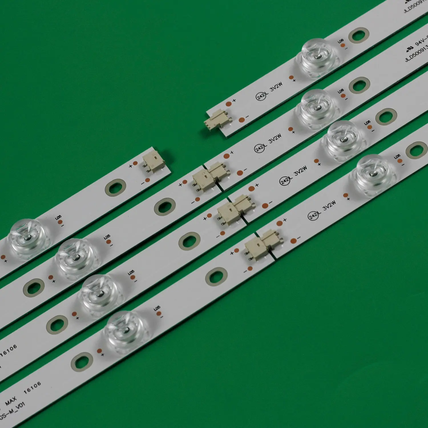 شريط إضاءة خلفي LED 9 مصباح للتلفزيون 50 بوصة H50A6140 LB50095 50R6040E JL.D 50091330 -003ES-M_V01 CRH-BK50S1U51S3030T 040979 ز